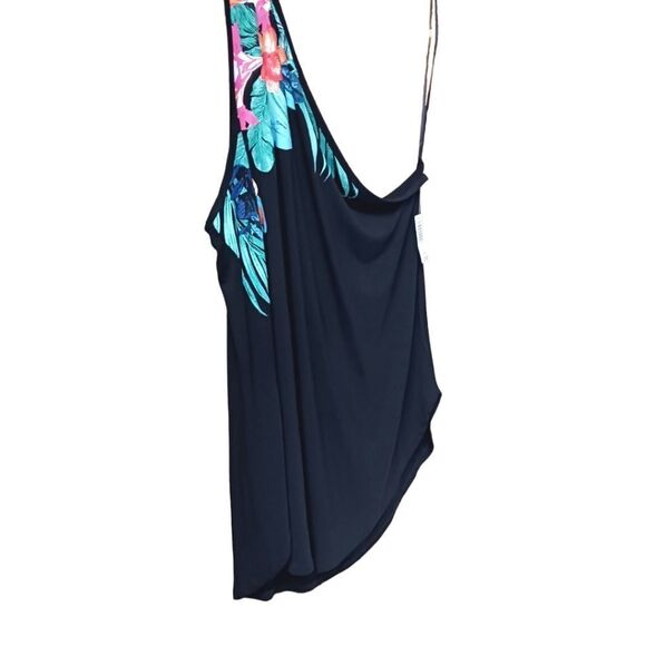 TORRID PLUS - Floral Favorite Super Soft One Sided Shoulder tunic 3X - Picture 6 of 16